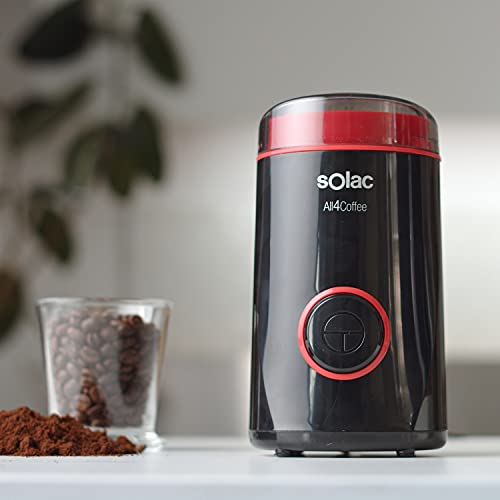 Molinillo De Café SOLAC MC6253 All4Coffee Negro - Imagen 6
