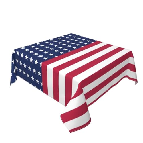BETGINY 4th of July Tablecloth 54x54 Inch Square...