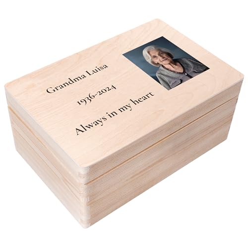 Creative Deco Personalised Memorial Mourning Memory Box Gift