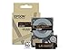 Produktbild Epson Etikettenkassette, Metallicband LK-5BKP gold auf schwarz, langlebiges Beschriftungsband für Epson LabelWorks Etikettendrucker, wasser- & verschleißfest, 9 m x 18 mm