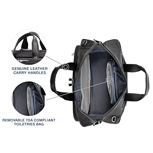 Travelpro Platinum Elite Regional Underseat Duffel Bag, Shadow Black, One Size