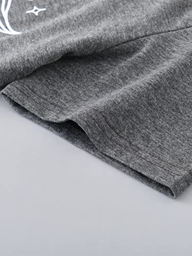 SOLY HUX Girl's Cute Graphic Tees Letter Print Preppy T Shirts Casual Teen Tops Back to School Clothes Size 8-124