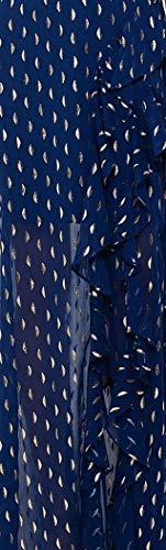 Image of Betsy & Adam Women's Long Halter Chiffon Clip Dot