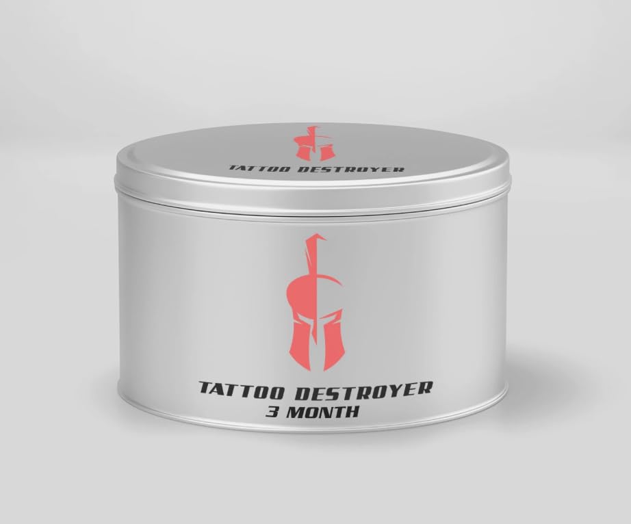 Tattoo Removal Cream Natural Fading system wrecking balm 3 month spartan perform