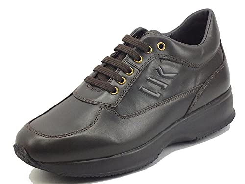  Lumberjack Raul SM01305 Dk Brown Scarponcini per Uomo in Pelle Testa di Moro (Taglia 41)