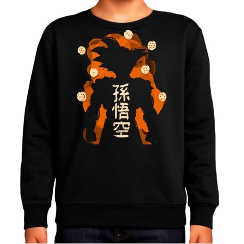 the Fan Tee Sudadera Infantil Sin Capucha de Niño Niña Dibujos Animados Dragon Bola Ball Anime Manga 567 5 años