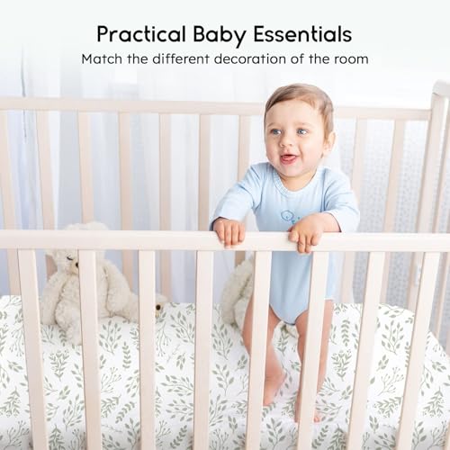 image for Yoofoss Baby Crib Sheets for Boys Girls, Fitted Crib Sheet 2 Pack for 