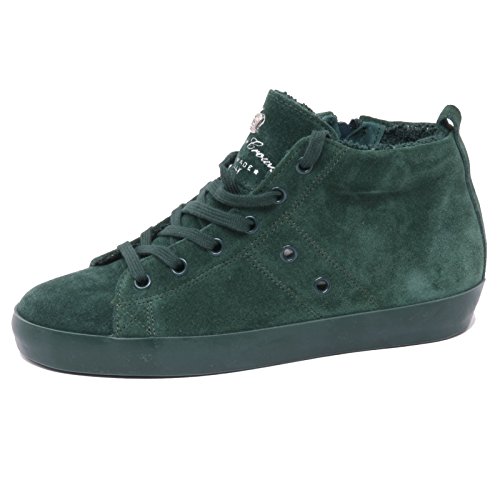  Leather Crown B2926 sneaker bimbo scarpa verde shoe kids [33]