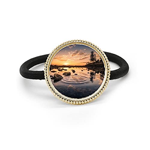 Coletero Ocean Sky Stone de plata para peinados de oficina y cenas casuales 1