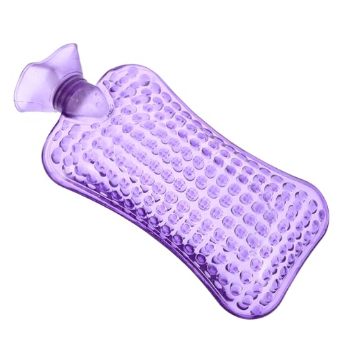 HOLIDYOYO Plush Cover Hot Water Bottle Large Capacity Hand Warmer for Winter Portable Camping Heater