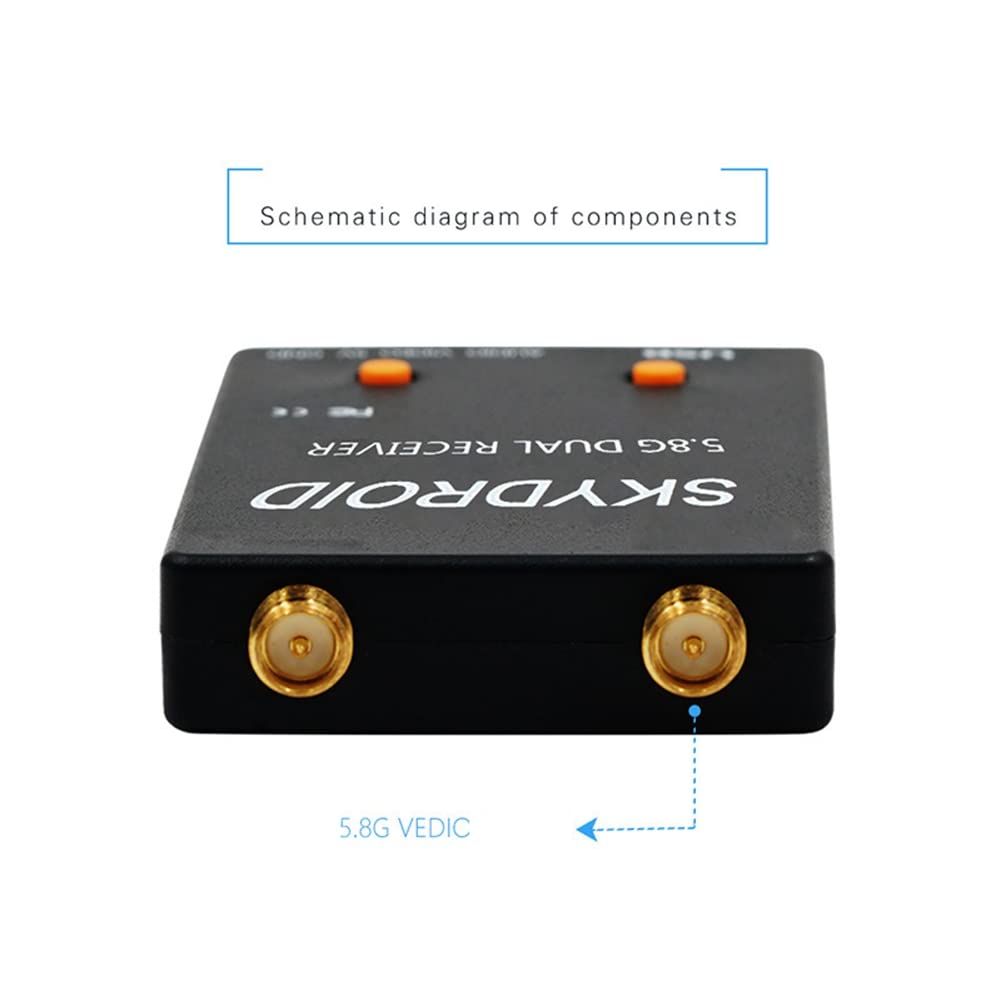 Skydroid UVC Mini FPV Récepteur OTG 5.8G 150CH Canal Transmission Vidéo Audio en Liaison Descendante pour Téléphone Android