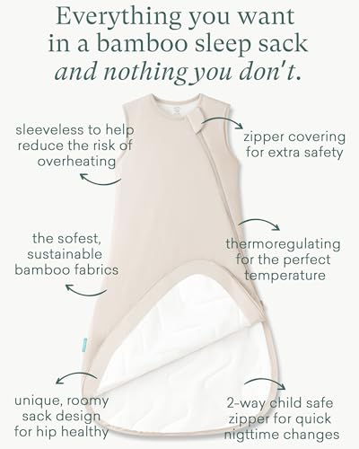 Image of PurComfy Extra-Long Toddler Sleep Sack, Premium Bamboo Viscose Warm Sleeping Bag Supersoft 1.0 TOG Wearable Blanket 3T-4T-5T
