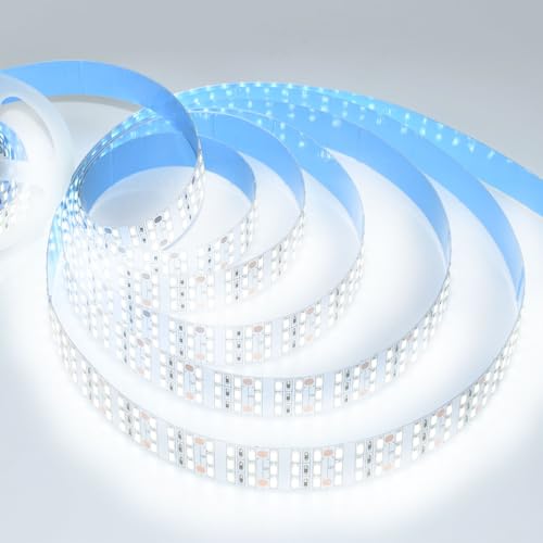 Tira LED SUYOOULIN 16.4ft Dimmable 1800 LEDs 6500K miniatura 2