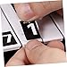 DECHOUS 8pcs Melodica Pitch Stickers of Keyboard Stickers for Improved Playing Experience