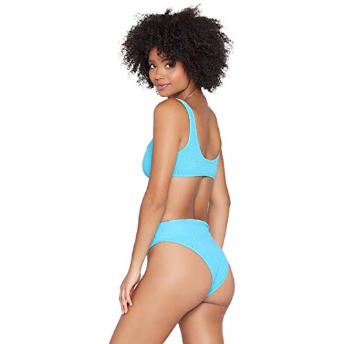 L*Space Women's Barlette Bikini Bottoms, Aquarius, Blue, L #TOP5
