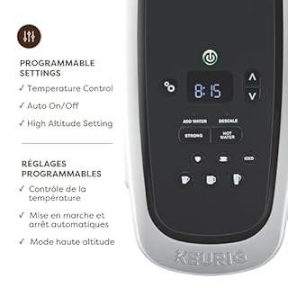 Keurig K-Elite Single Serve K-Cup Pod Coffee Maker, With Iced Brew Functionality And Quiet Brew Technology, Brushed Silver