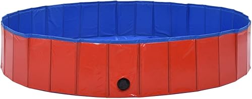 Miniatura 4 de Piscina plegable para perros, bañera portátil de plástico duro de PVC para mascotas, piscina plegable al aire libre para mascotas, perros y gatos,