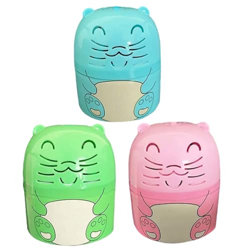Porgeel Tabletas limpiadoras de Inodoro Paquete de 3 con Aromas Frescos Lindos limpiadores de inodoros para baño Suministros