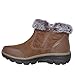 Skechers Women's EASY GOING-SMALL TOWNS-Hands Free Slip-Ins Ankle Boot, Chocolate, 9