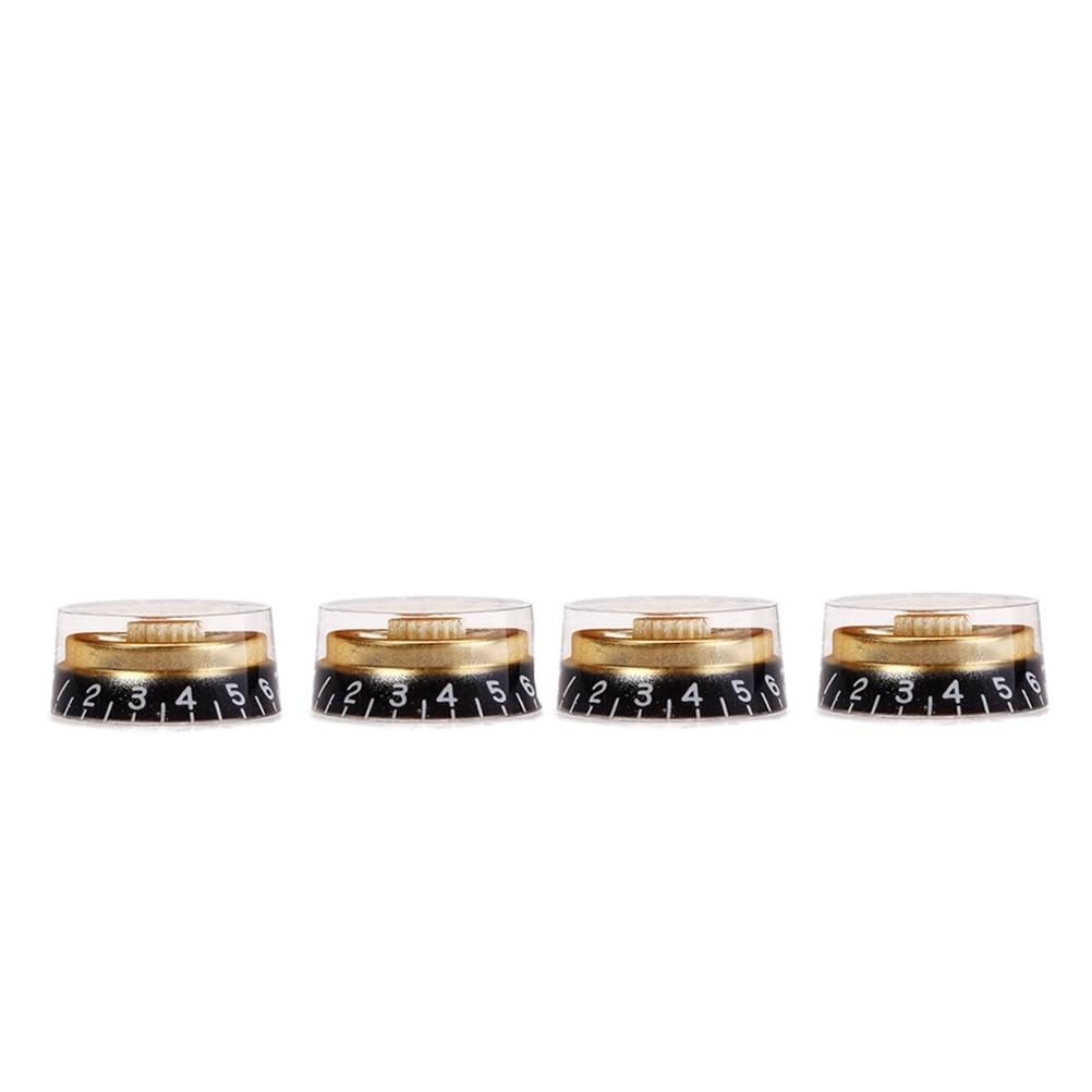 Guitare Boutons Frost Boutons Avec Golden Chiffres Pour Guitare Style E-Lot De 4 Pièces De