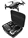 GOSCOPE MAVIC AIR GO CASE (DRONEGEAR EDITION) compact hardshell case DJI MAVIC AIR BODY, CONTROLLER, & 3 SPARE BATTERIES -WATER-RESISTANT NYLON TRAVEL CASE- DJI MAVIC AIR FLY MORE COMBO CARRYING CASE