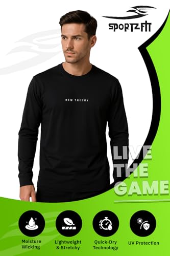 Image of Men's Crew Neck T-Shirt | Premium Polyester Fabric | Breathable, Lightweight, Stylish Activewear for Gym, Training & Casual Wear