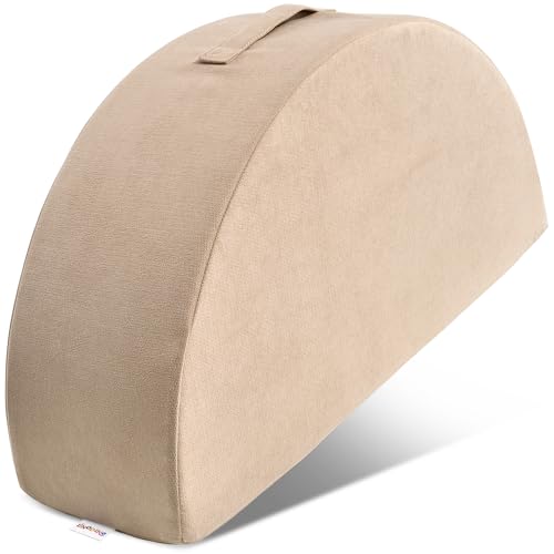 Linodino Halbmond Wippe Spielsofa Add-on aus Schaumstoff | Bauteil & Erweiterung zum Wippen Balancieren & Bauen | Strandbeige