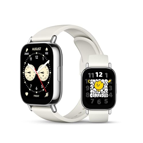 Image of Rᥱdmi Watch 5 Lite | 1.96 inch Amoled Display | Advanced in-Built GPS | 5 ATM Water Resistance | Bluetooth Calling with AI Noise Reduction | Always on Display | Light Gold | A+ Condition