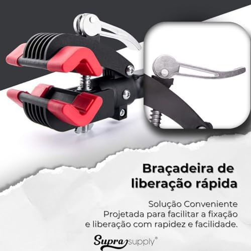 Suporte de Bicicleta Gancho Bike Braço Guardar Bike Horizontal Braço com Locker de Facil Abertura e