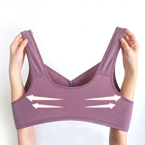 Daisy Bras for Older Women Front Closure, Daisy Comfort Cotton Bra for Seniors No Underwire4