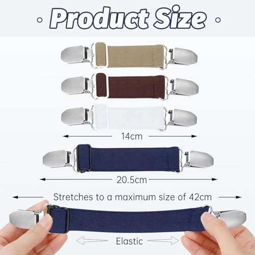 Pant Waist Tightener Waist Cinch Clip Belt Adjustable Elastic Pant Clip Clothing Dress Clips Back Cinch for Women2