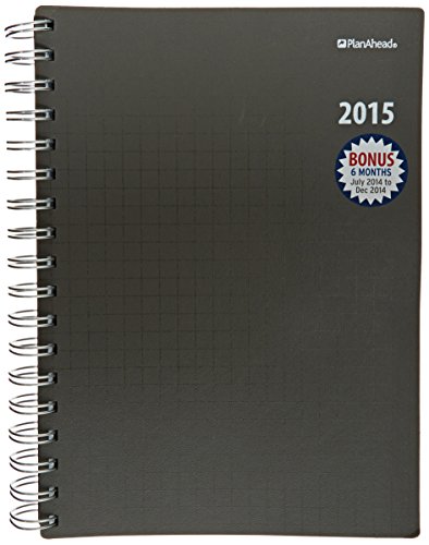 Plan Ahead See It Bigger 18 Month Planner, July 2014 - December 2015, Assorted Colors, Color May Vary (85948)