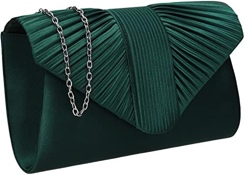 SwankySwans Sophie Womens Satin Party Prom Wedding Evening Clutch Bag Purse