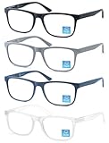 OLOMEE Reading Glasses Men Blue Light Blocking Large Oversized Wide Readers...