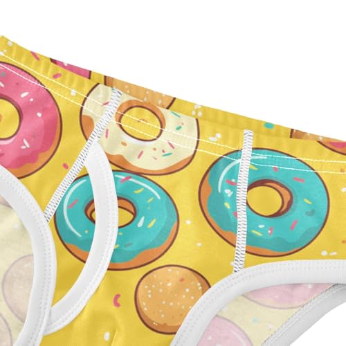 KLL Donuts Background Baby Boys Cotton Nighttime Underwear Cute Children Undies4