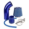 CarBole Universele sportluchtfilter luchtkoeling auto luchtfilter kit luchtfilterreiniger luchtinlaatsysteem met slang…