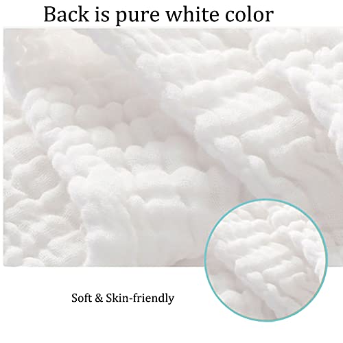 Muslin Baby Blanket Quilt - Soft Cotton 6 Layers Infant Bath Towel For Boys, Newborn Nursery & Toddler Blankets 43X43 Inches(Blue Dinosaur) #TOP2