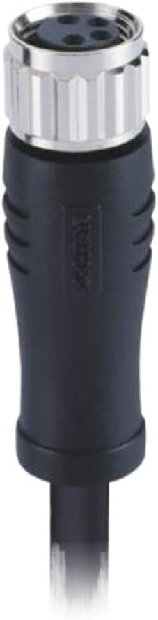 M8 waterproof connector A-Code 3Pin female straight molded with wire aviation