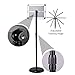 SCZS Heavy Duty Floor Sign Stand Adjustable Pedestal Sign Holder Stand, Poster Stand Aluminum Snap Open Frame for 8.5X11 Inches with Heavy Round Base, Both Vertical and Horizontal Sign Displayed