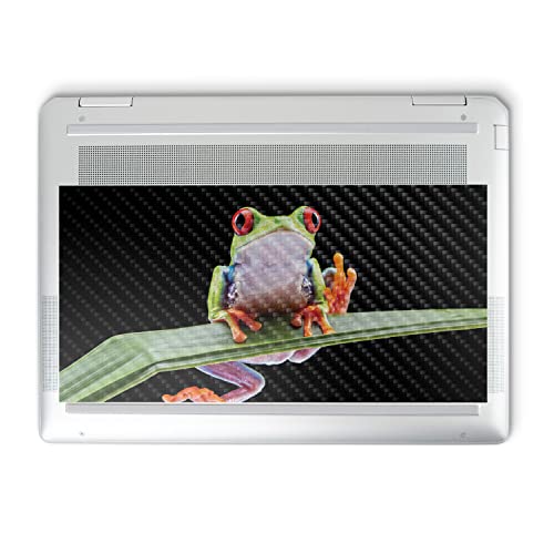 Image of MightySkins Carbon Fiber Skin Compatible with HP Spectre x360 14 inch (2022) Full Wrap Kit - Hangin Tree Frog | Protective, Durable Textured Carbon Fiber Finish | Easy to Apply | Made in The USA