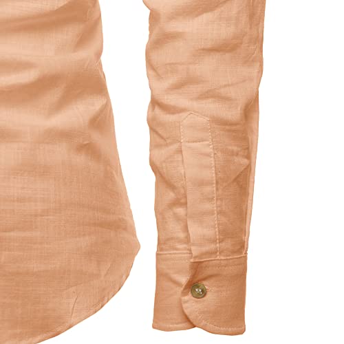 Image of Cotton 4 Button Kurta For Men