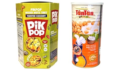 Image of Combo - Toasted Coconut Mixed Nuts and Peanuts With Coconut - 2 Units per Order