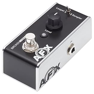 guitar preamp pedal Fishman AFX Broken Record Mini Pedal Mini Looper/Sampler Power supply: DC 9 V, not included, 125 x 76 x 50 mm, 0.28 kg USB-C output for transferring your WAV files, recording quality 24-bit/44.1kHz. Made in the USA