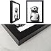 Bathroom Picture Wall Decor, Framed Black and White Bathroom Wall Art, Toilet Paper in Little Funny Raccoon's Hand Animal Canvas Print Painting