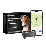 Tractive - GPS per cani | 2025 Edizione | N. 1 sul mercato | Localizzazione in tempo reale | Notifiche antifuga | Monitoraggio dell'attività | Avvisi di salute | Monitoraggio degli abbai (Nero)