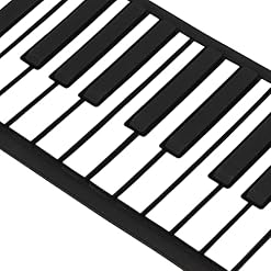 VBESTLIFE Piano électrique numérique à enroulement à la Main, 88 Touches Roll Out Piano, Piano Rechargeable Pliable… - Les Beatles, Paul McCartney, John Lennon, RIngo Starr, George Harrison VBESTLIFE Piano électrique numérique à enroulement à la Main, 88 Touches Roll Out Piano, Piano Rechargeable Pliable… – Image 4