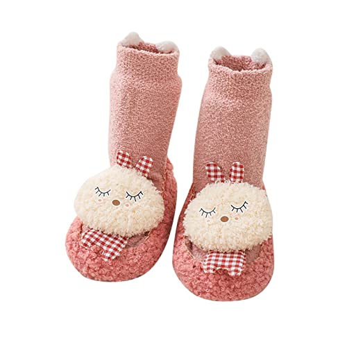 Baby Cute Cartoon Socks Shoes Boys and Girls Long Tube Sock Shoes Non Slip Plush Warm Comfortable Shoes Baby Shoes