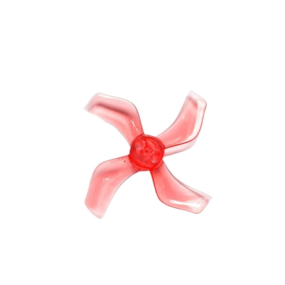 Hélice renforcée à 4 pales 1636-4 couleur rouge pack de 16