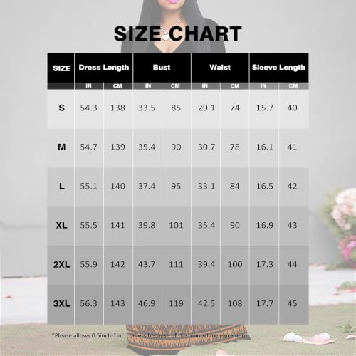 Image of Plus Size Maxi Dress for Women V Neck 3 /4 Sleeve Wrap Dress Black Aztec L | Black Aztec Geometric Women's Maxi Dress