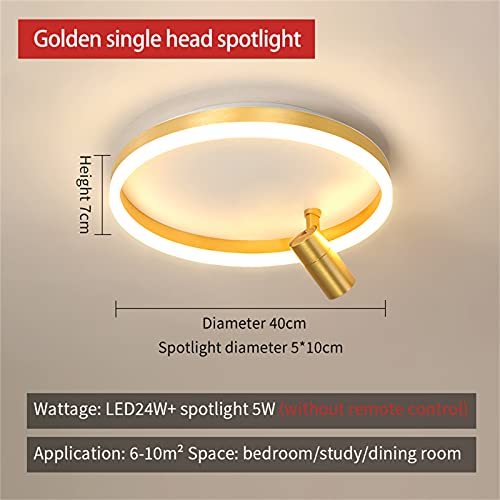 Plafonnier LED à gradation continue avec spot pour chambre - 3